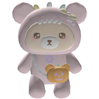 . ‿♡ cute halloween monster korilakkuma plush pink
