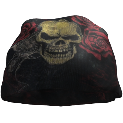 skull grunge beanie Roblox item