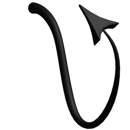 Demon Tail Black Devil Y2K Halloween Goth Emo Hell Roblox item