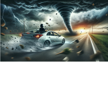 Drive into Tornado