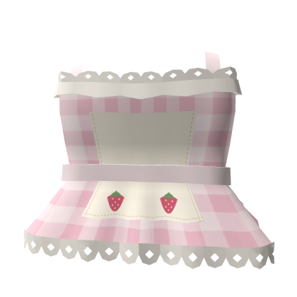 Pink Strawberry Cream Dress - 3.0 Roblox item