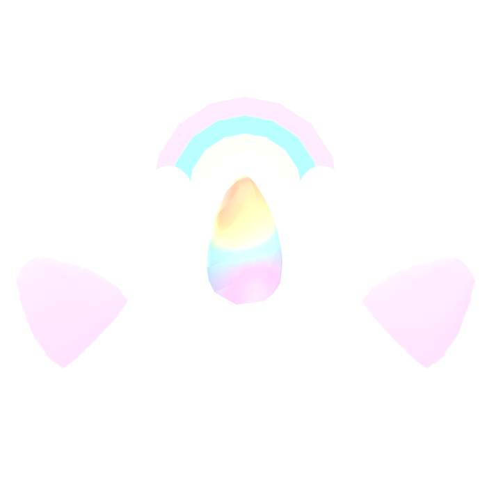 [EMISSIVE] Glowing Rainbow Unicorn Horn & Ears r15