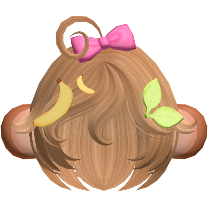🍌🐵🍃 cute lala monkey bob hair in ginger