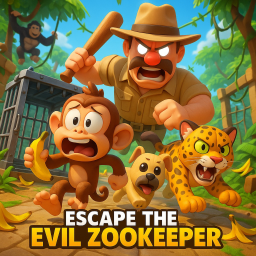 Escape Evil ZooKeeper! (Obby) icon