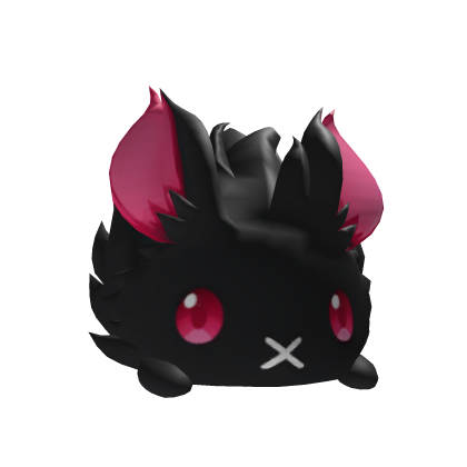 Evil Rabbit Head/Hat (Black & Pink)