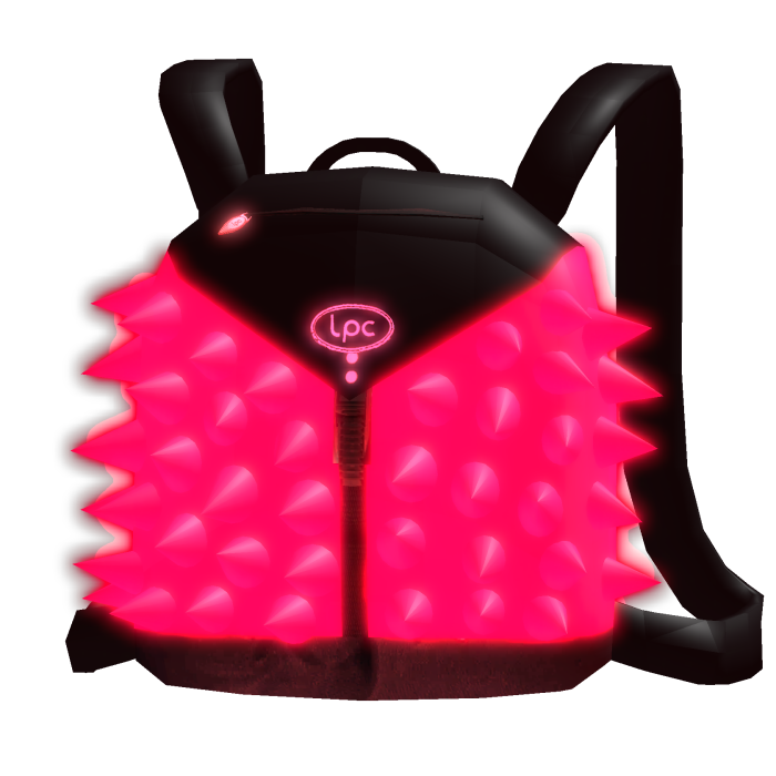 glowing hot pink bug bag (EMISSIVE)