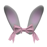 🎕 Cute bunny ears w/ bow