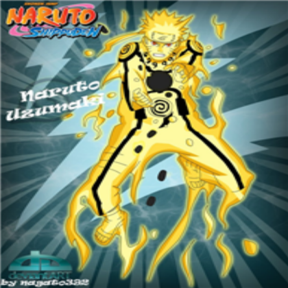 Naruto Uzumaki In Sage of Six Paths Mode Roblox decal