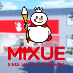Mixue ice cream and tea icon