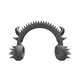 Silver Spike Headphones