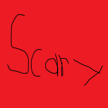 scary of horror Roblox decal