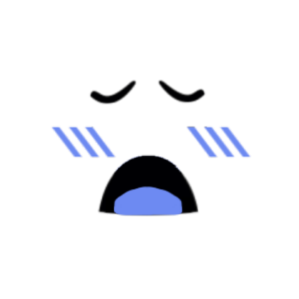 Super Super Sad Face Roblox decal