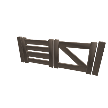 Simple Wooden Gate + Fence