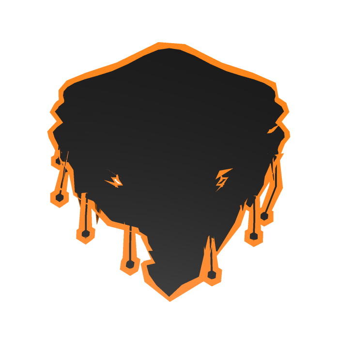 Cartoony Desert Bandana (Orange)
