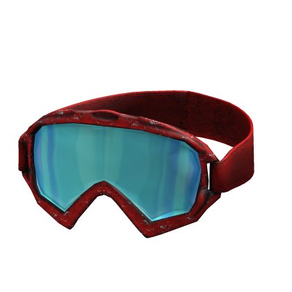 Light Blue Ski Goggles