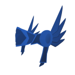 Midnight Fade Winged Helmet
