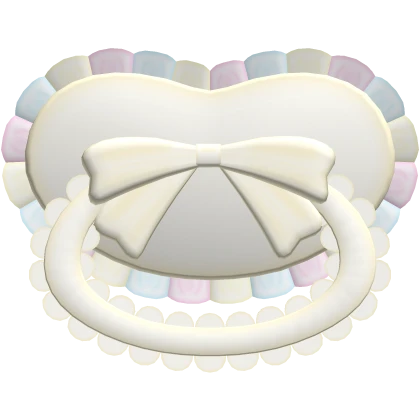 cutesy pastel yellow little bow paci | Roblox Item - Rolimon's