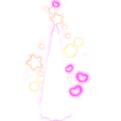 (GLOWING) sparkly emissive cute unicorn horn