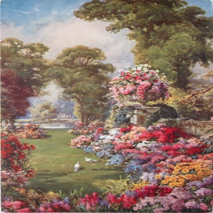flower garden painting Roblox decal
