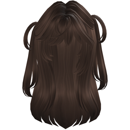 Y2K Long Messy Hair (Brown) Roblox item