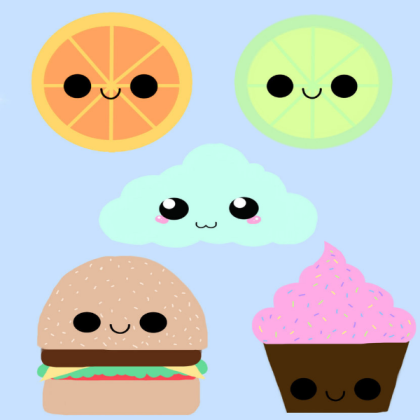 kawaii food Roblox decal