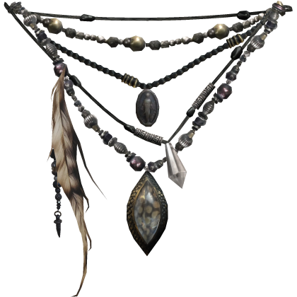 Gaian Esoteric Charm Skein Feather Necklaces 1.0 thumbnail