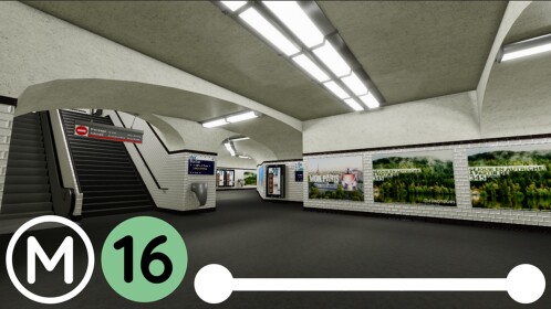 Métro de Paris | Line 16 (READ DESC)