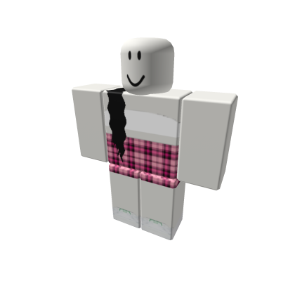 white crop and pink skirt w b hair thumbnail