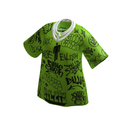 Billie Eilish Green Roots Y2K 2/3 (Bundle in Desc) | Roblox Item