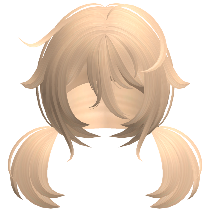 ♡ Kawaii Tweencore Messy Anime Blonde Pigtails 🍀