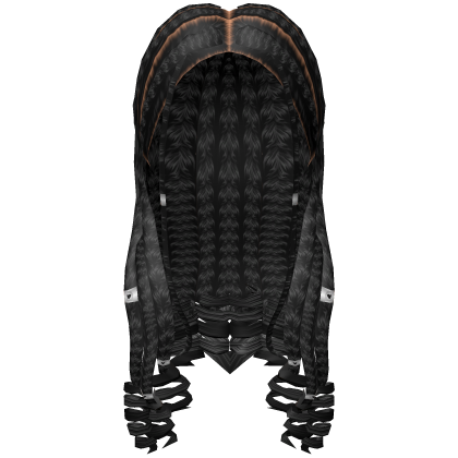 Spiral End-Braids w/ Cuffs Roblox item