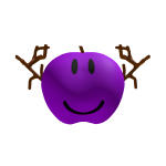 Purple Apple Antlers