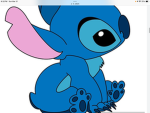Stitch and angel are so cute together