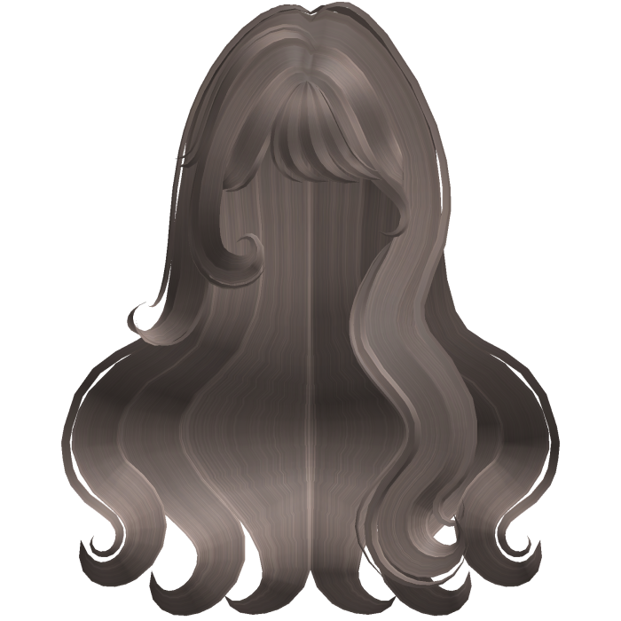 ♡ Cute Fluffy Wavy Hair w/ Bangs (Milk Tea)