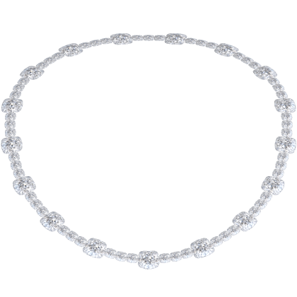 Silver Blossom Necklace