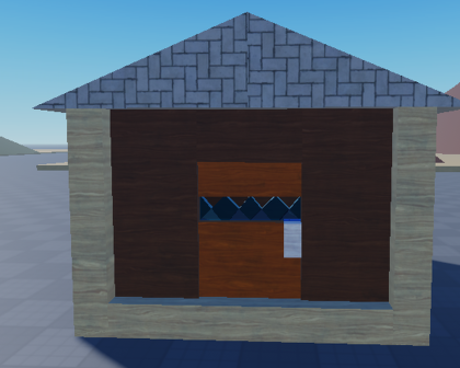 wooden house model preview 3