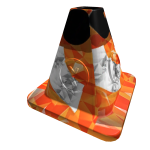 Keith_crowned’s sparkle time traffic cone