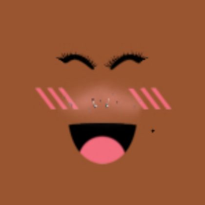 Black Coco happy face Roblox decal