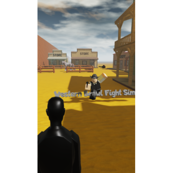western brawl fight sim