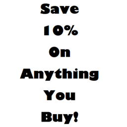 Save 10% On Anything (Read Desc)