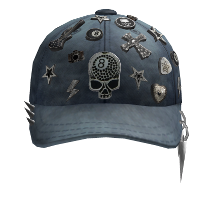 Denim Pin Cap Y2K  Roblox item