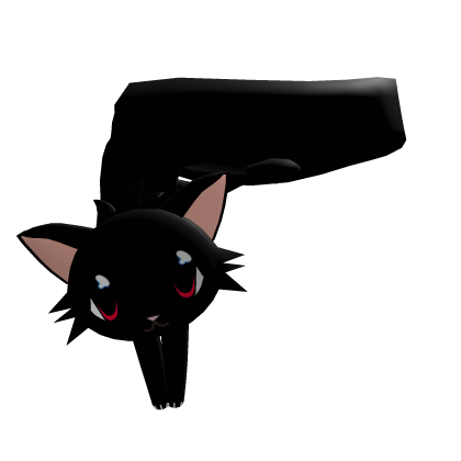 ♡ cute matching black cat scarf