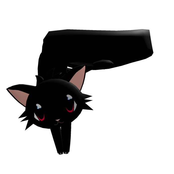 ♡ cute matching black cat scarf