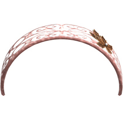 Pink Crystal Boho Hippie Earth Swirl Leaf Headband