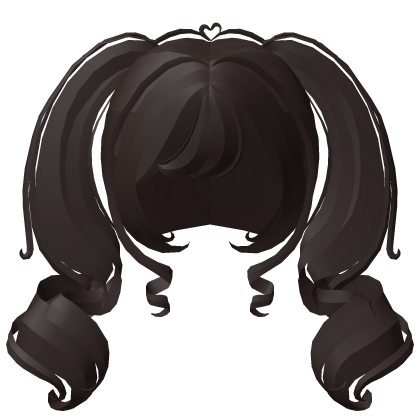 ♡ lovely princess curl tweencore pigtails brown Roblox item