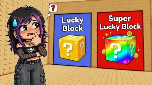 Would You Rather: Lucky Blocks Tower X 🎲