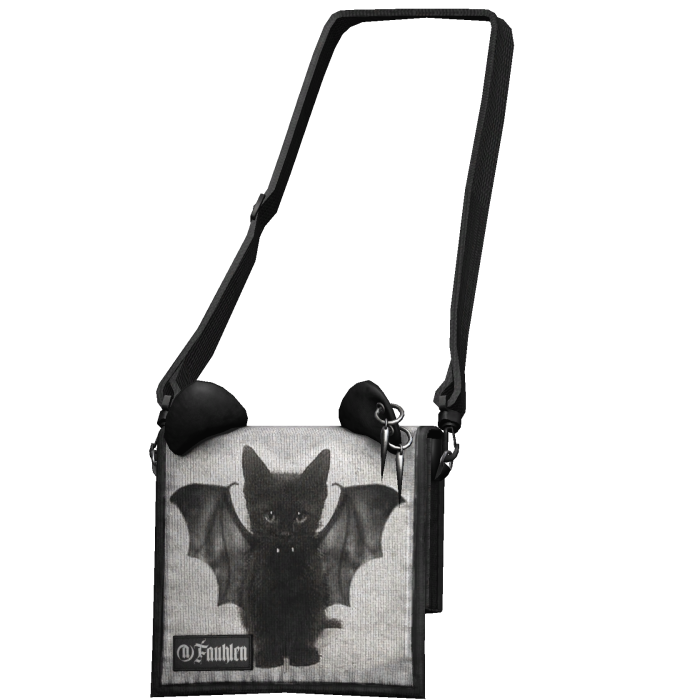 Vampire Cat Messenger Bag 