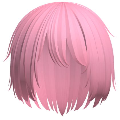 vkei anime style scene in pink