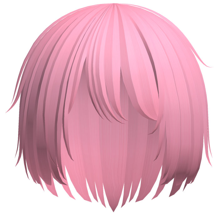 vkei anime style scene in pink