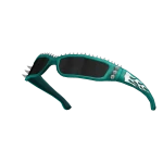 Raised Y2k Punk Shades Teal